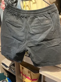 Chino Short Quicksilver Blau