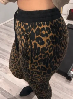 Coole Leoparden-Jogginghose von CoolCat in Größe S