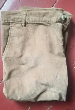 Cordhose, Chino, beige