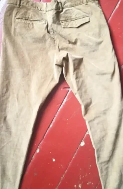 Cordhose, Chino, beige