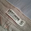 Cordhose in beige/creme