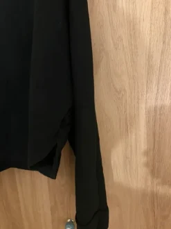 COS black drop hem jumper