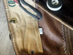 Country Line Lederhose – Gr. 48 – mit abnehmbarem Latz – Dreiviertellänge