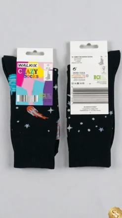 Crazy Socks Weltraum Design 2-er Pack