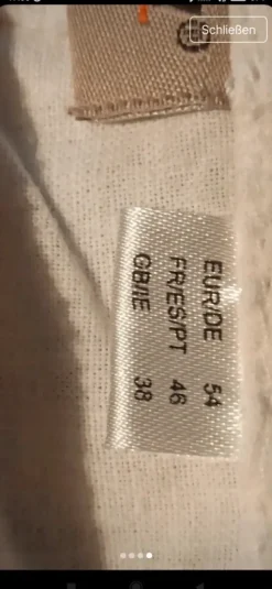 Cream weiße Short von Livergy in Gr. 54