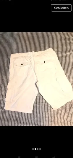 Cream weiße Short von Livergy in Gr. 54