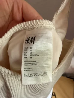 Cremefarbener H&M Badeanzug