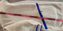Cuddly Soft Teddy Fleece with Blue Trim Stand-Up Collar 50-52 (4142)