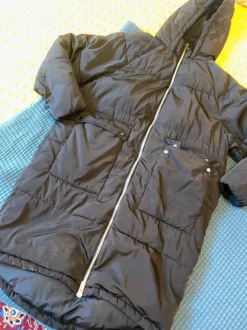 Damen Daunen Jacke lang