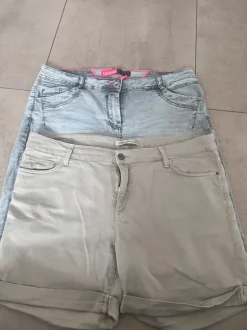 Damen kurze Jens/Hose Set