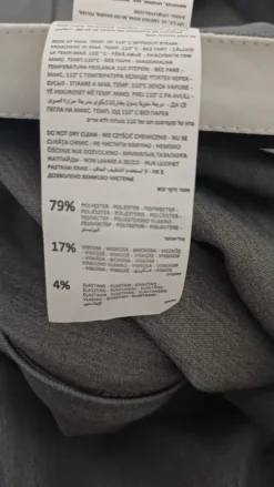 Damenhose mit weitem Bein, Größe 42