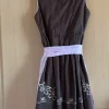 Dirndl braun-rosa