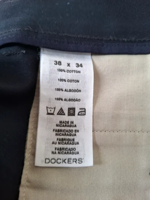 Dockers D3 classic fit bandplooi 38 x 34