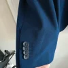 Donder blauwe mannen blazer