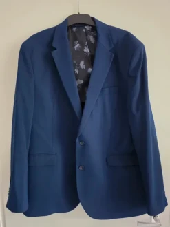 Donder blauwe mannen blazer