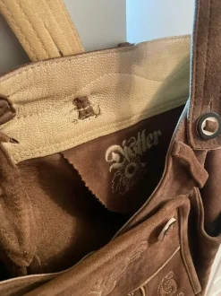 Echtlederhose Kniebund