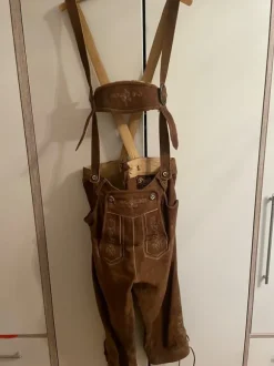 Echtlederhose Kniebund