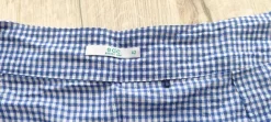EDC by Esprit Sommer Rock Gr. XL/42 blau-weiß kariert Rüschen