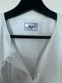 Edler Herren Thobe / Kandura aus Dubai – Weiß – Gr. 56 – Top Zustand