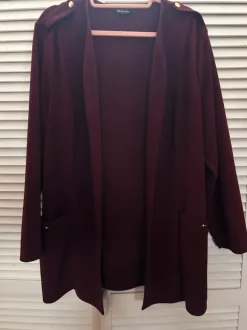 Eleganter Blazer Weinrot