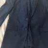 Eleganter dunkelblauer Anzug von Steffen Klein – Größe 48