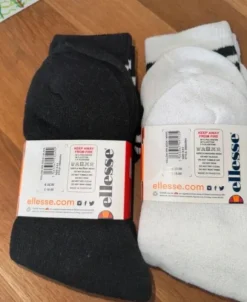 Ellesse socken lang neu 6 paare , schwarz&weiß 39-42.5