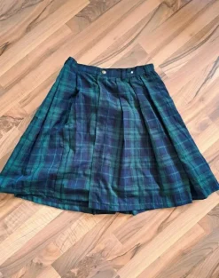 EMP Kilt Schottenrock blau grün