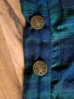 EMP Kilt Schottenrock blau grün