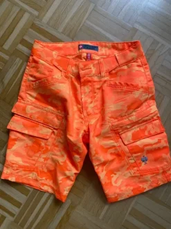 Engelbert Strauss Arbeitshose kurz neon Camouflage