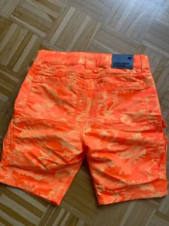 Engelbert Strauss Arbeitshose kurz neon Camouflage