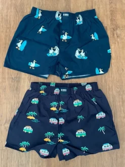 2er Set Schlafshorts Happy Shorts