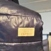 Esprit Herren Steppweste dunkelblau gelb L mit Reißverschluss und Kordelzug