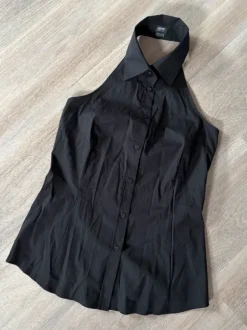 Esprit Neckholder Bluse schwarz