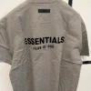 Essentials zomerset maat M oversized dark oatmeal