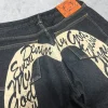 Evisu Jorts W32 Vintage Denim Jorts Daicock Big Logo Rare