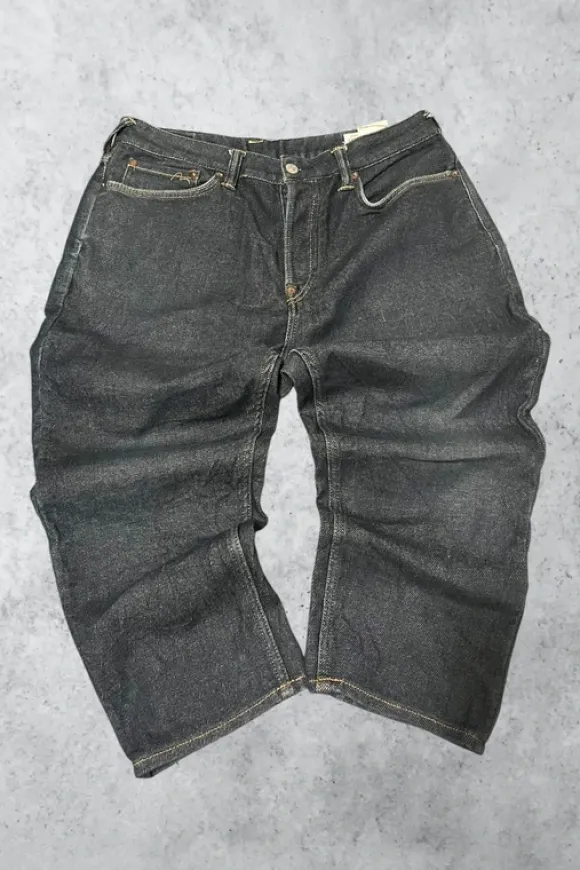 Evisu Jorts W32 Vintage Denim Jorts Daicock Big Logo Rare