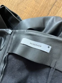 Fake-Leder Skort