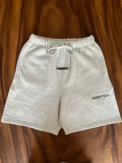 Fear of God Essentials Oversized Shorts- Grey - size: M