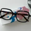 Firmoo Brille, dünner Rahmen, braun/ schwarz, gerne getragen, Fensterglas