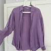 Fliederfarbenes Hemd / Bluse von Stradivarius