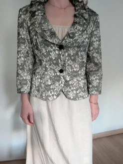 Floral evening blazer M-L