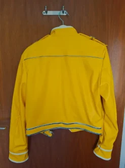 Freddy Mercury gelbe Kunstlederjacke
