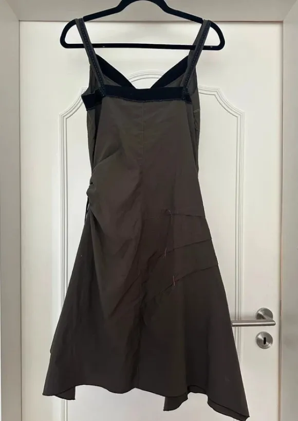 French vintage dress with zipper