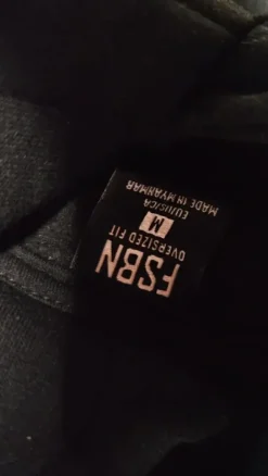 FSBN Kapuzenpulli schwarz M Basic Hoodie
