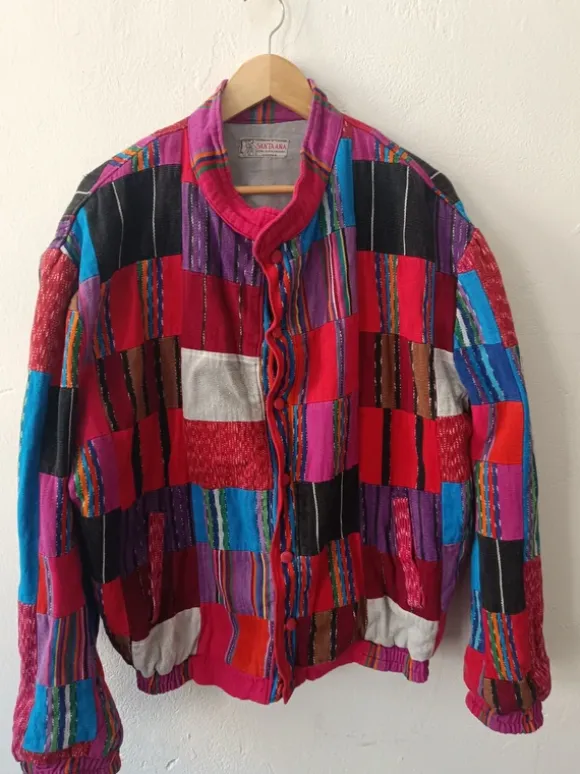 Funky Vintage Bomber Jacke