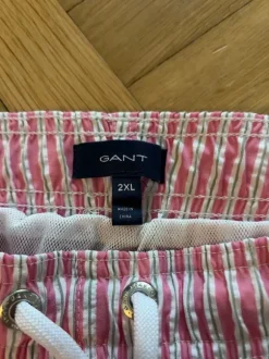 Gant Badeshorts rosa gestreift