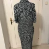 Geblümtes Kleid schwarz/weiß von Monki Gr. M
