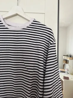 Gestreiftes Langarmshirt