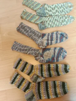 Gestrickte Socken Wollsocken 40-43 neu