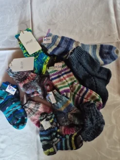 Gestrickte Strümpfe